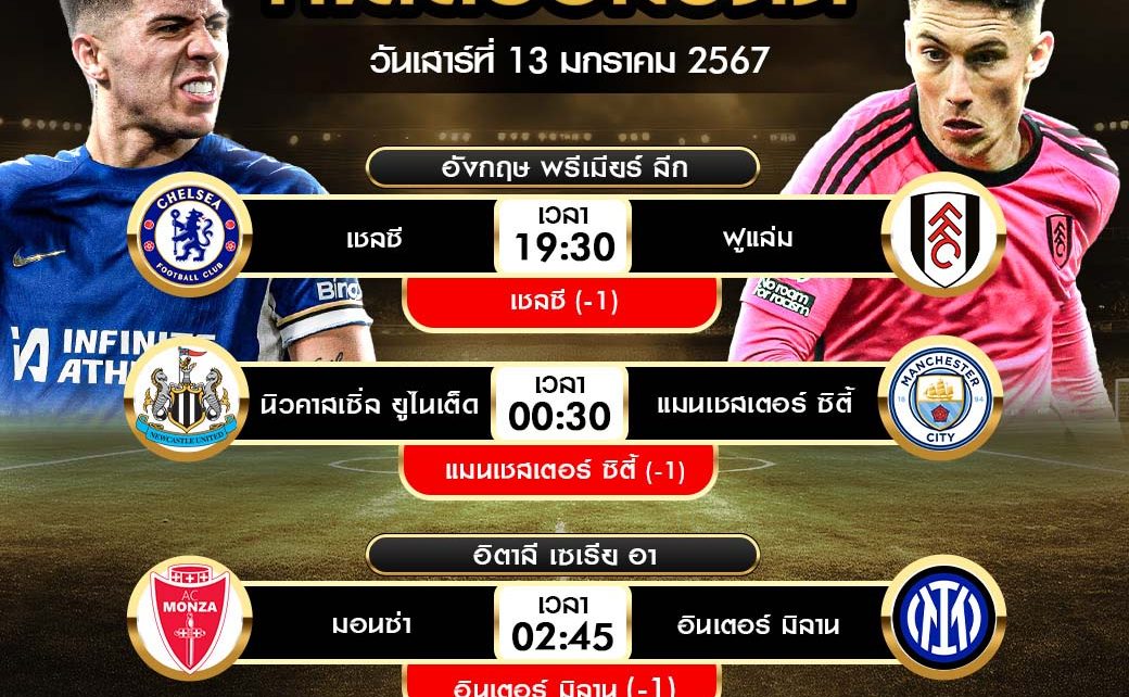 ทีเด็ดบอลต่อ13-01-67