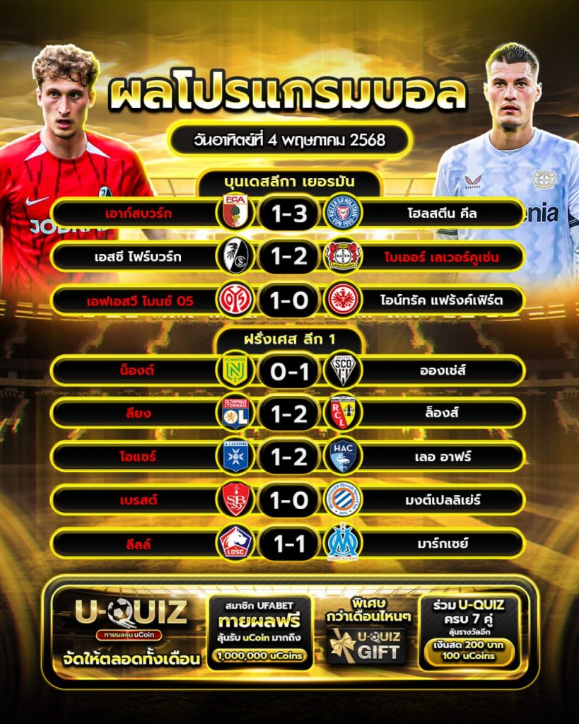 ผลบอลวันที่ 04-05-68