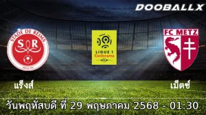 วิเคราะห์บอล แร็งส์ vs เม็ตซ์
