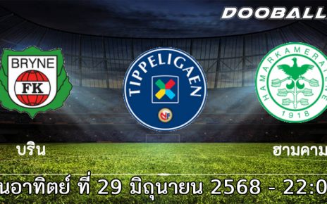 วิเคราะห์บอล นอร์เวย์ : บริน -vs- ฮามคาม