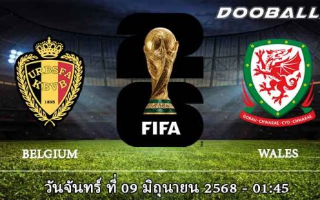 เบลเยียม vs เวลส์