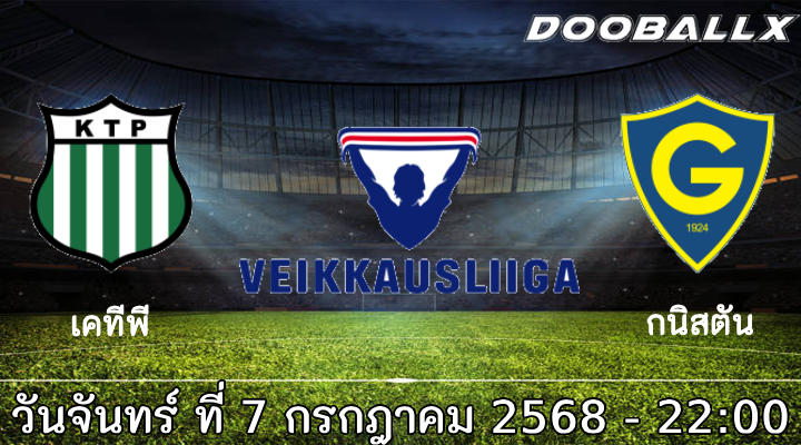 วิเคราะห์บอล ฟินแลนด์ : เคทีพี -vs- กนิสตัน