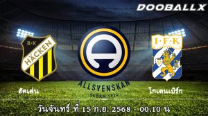 ฮัคเด่น VS โกเตนเบิร์ก